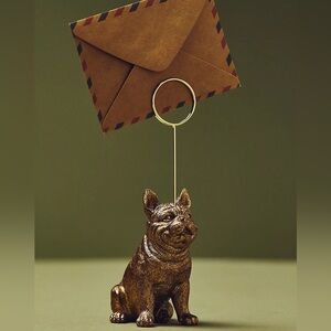 Bronze Frenchie Photo Holder